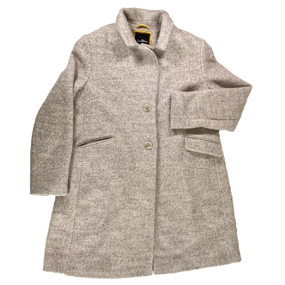 Sam Edelman Faux Fur Notch Collar Single-Breasted Women's XXL Long Jacket - Picture 1 of 15